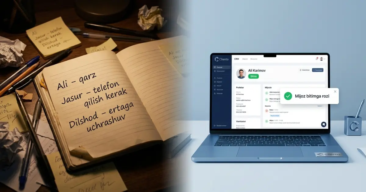 CRM nima? Biznesingiz uchun mijozlar bilan ishlash tizimi haqida to'liq qo'llanma